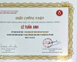 Hình ảnh về Học viên lớp chứng chỉ nha khoa Dental certificate program students