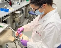 Hình ảnh về Học viên trung cấp nha khoa thực hành Vocational dental students practicing