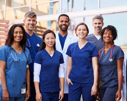 Hình ảnh về Diverse group of nurses smiling