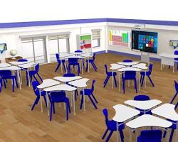Hình ảnh về Modern Classroom Setting
