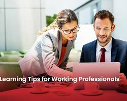 Hình ảnh về working professionals studying online