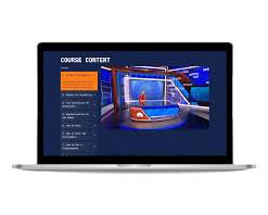 Hình ảnh về course content on a laptop screen