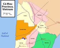 Hình ảnh về Map of Ca Mau Province