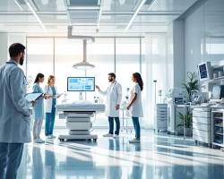 Hình ảnh về modern hospital or healthcare setting