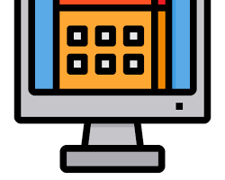 Hình ảnh về Calendar with computer icon