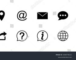 Hình ảnh về Contact Information Phone, Website, Address Graphic