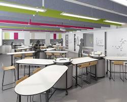 Hình ảnh về modern classroom setting