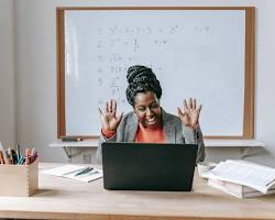 Hình ảnh về Teachers teaching online class