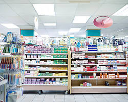 Hình ảnh về Pharmacy store interior