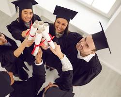 Hình ảnh về happy nursing graduates