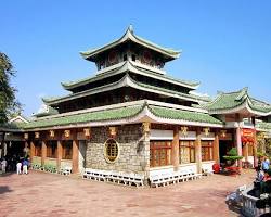 Hình ảnh về Châu Đốc City and Miếu Bà Chúa Xứ  if available, otherwise a generic image of a temple or pagoda in Vietnam