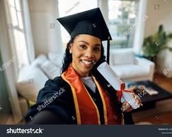 Hình ảnh về Happy student receiving diploma