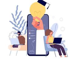Hình ảnh về students learning online (distance learning concept)