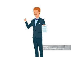 Hình ảnh về Person holding certificate with success gesture