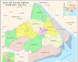 Hình ảnh về Bản đồ tỉnh Sóc Trăng